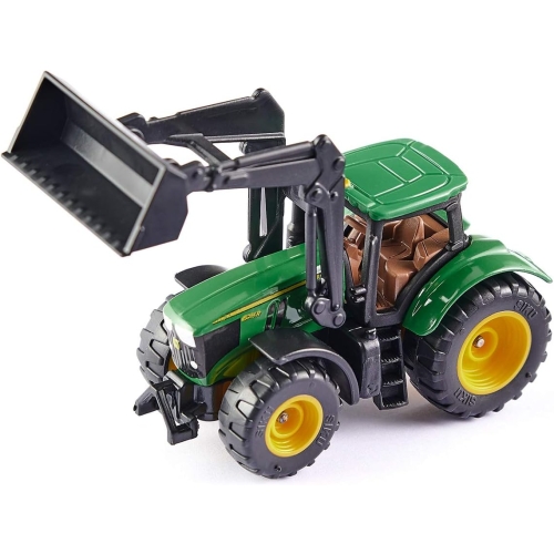Traktorek John Deere z ładowarką czołową model metalowy SIKU S1395